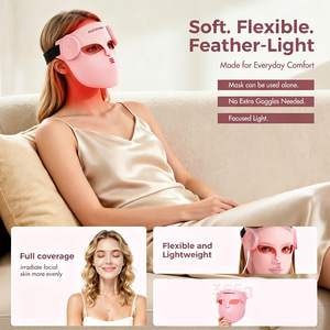 Máscara Facial y de Cuello LED 4D, Terapia de Luz de 7 Colores, Infrarrojo Cercano, Silicona Líquida, Inalámbrica, para el Cuidado de la Piel - Product Image 4