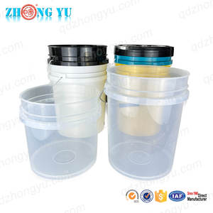 Seau de lavage auto écologique personnalisé de 5 gallons en PP durable avec filtre anti-grains, seau de lavage de 20 L avec couvercle - Product Image 6