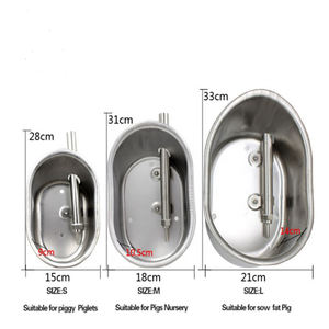 Paslanmaz çelik domuz su kasesi domuz içme su kasesi kase tiryakisi domuz - Product Image 5