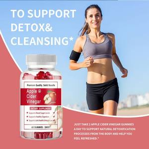 Elementos esenciales Gomitas de vinagre de sidra de manzana con ACV vegano con ácido fólico y suplemento de vitamina B6 y <span class=keywords><strong>B12</strong></span> - Product Image 4