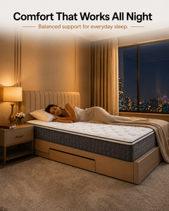 Matelas d'hôtel à ressorts ensachés en mousse, nouveau design, avec housse en tissu polyester, tailles simple et king size - Product Image 3