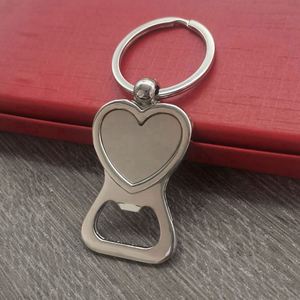 Sublimation Bottle Opener Keychain Blank Key <b>Rings</b> Personalize Heat Transfer Sublimable Metal Keychain Boyfriend Husband <b>Keyring</b> - Product Image 2