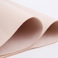 Cuir de vachette pleine fleur tanné végétal naturel, 1 pied carré, pré-découpé, fait main, pour artisanat DIY