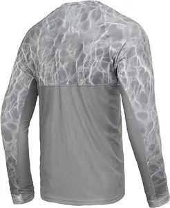 Custom Design Long Sleeves Wholesale Fishing Wear Long Sleeve Fishing Shirt For Men