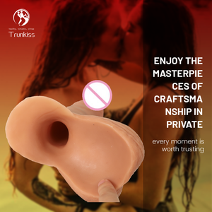 Consolador hueco portátil para hombre, productos para adultos, Material de silicona suave de alta calidad para juguetes sexuales masculinos, consolador hueco, condón - Product Image 3