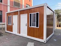 Maisons conteneurs portables personnalisables Bureau mobile préfabriqué détachable et appartement café Mini conception de petite maison