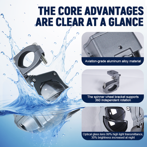 Hệ thống đèn chiếu sáng xe máy Mini đèn sương mù đèn pha LED đèn trợ sáng LED dành cho xe máy Faros Para Moto - Product Image 4