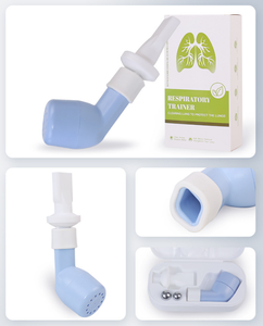 Ejercitador Respiratorio Manual para Uso Doméstico, Entrenador de Respiración para Recuperación Pulmonar, Entrenador Muscular Respiratorio para Entrenamiento - Product Image 6