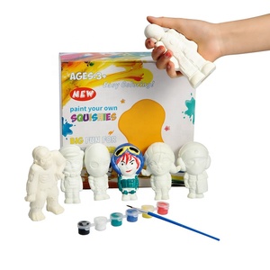 Kit de Manualidades para Pintar Tus Propios Squishies, Caja de Regalo que Incluye Squishies Grandes de Ascenso Lento y Colores de Pintura Textil - Product Image 3