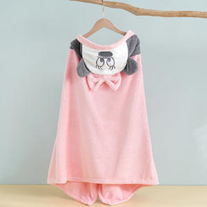 <span class=keywords><strong>Toalla</strong></span> de baño de algodón grande Bochu Hui, capa con capucha de mono de orejas largas súper suave para recién nacidos, albornoz bonito para uso doméstico - Product Image 5