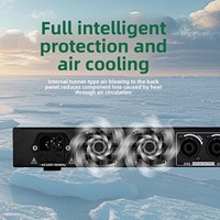 Amplificateur de puissance numérique BHA M25 8Ω 2*500W pour la maison, le karaoké et les conférences, haute puissance, deux canaux, 1U, petit volume, amplificateur de puissance pur pour enceintes, OEM