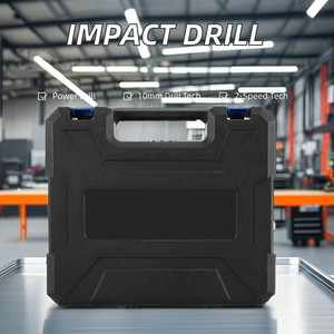 Taladro de Litio de Alta Potencia de Dos Velocidades y 10 mm, Kit de Herramientas de Destornillador de Impacto para el Hogar con Batería y Soporte OEM - Product Image 4