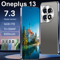 OnePlus 13 5G Débloqué Android 13 Téléphone Portable Écran HD 7,3 Pouces 16 Go+1 To Double SIM GSM Téléphones Mobiles Intelligents 5G