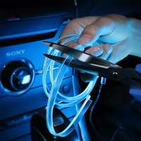 Kit de Lumière d'Ambiance de Voiture 5M, Accessoires d'Éclairage LED Intérieur Automobile, Fil Électrique Néon