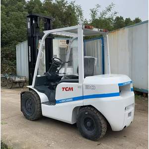 מלגזה משומשת מקורית TCM 3 טון, 3 שלבים, מלגזות TCM 3 טון, עוצמה חזקה, מלגזת דיזל משומשת 3 טון FD30 - Product Image 6