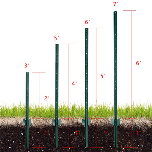 Bán nóng giá tốt nhất dễ dàng lắp ráp nhúng nóng mạ kẽm sơn tĩnh điện U bài cho hàng rào vườn - Product Image 1