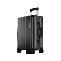 2025 nouvelle édition limitée 20 pouces sculpture chariot valise aluminium alliage de magnésium Spinner roulette hommes femmes voyage essentiel