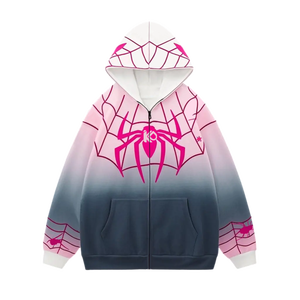 <span class=keywords><strong>Felpa</strong></span> con Collo a O Personalizzata da Fabbrica per Uomo, Pullover Largo con Tasche, Motivo Ragno e Ragnatela, <span class=keywords><strong>Felpa</strong></span> con Cappuccio a Maniche Lunghe - Product Image 2