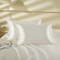 Taie d'oreiller et housse de coussin en soie de mûrier 100% satinée, qualité supérieure 6A, luxe, anti-bactérienne, pour la maison, hôtels modernes, vente en gros, directement de l'usine
