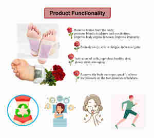 Proveedor de China, parche de desintoxicación para pies, yeso, efecto rápido, almohadillas para pies de vinagre de bambú, mejora el parche para dormir - Product Image 5