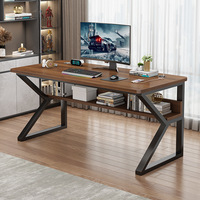 K-Type Computer Tafel Bureau Schrijftafel Studentenbureau Lang Lezen Eenvoudig Te Installeren Werkbank Laptop Tafel
