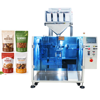 Automatische elektrische plastic zakjes verpakkingsmachine voor korrels, noten, amandelen, pinda's, staande zakjes vullen, sealen, droge vruchten, snacks