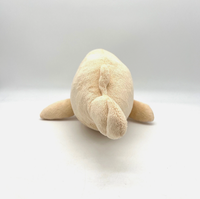 Peluche personnalisée pas chère en forme de poisson-boule, petite créature marine, avec rembourrage en coton PP et accessoires brodés - Vente en gros