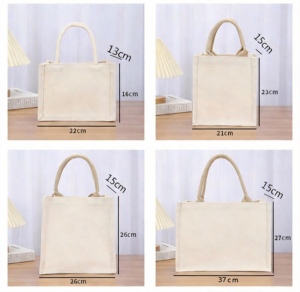Sac fourre-tout en toile vierge personnalisable, durable, à imprimé animal, pour le shopping, cadeau promotionnel, vente en gros, usage quotidien - Product Image 2
