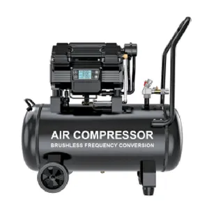 OEM AC998-39L เงียบและไม่มีน้ํามัน 1.1HP 6L เครื่องอัดอากาศ AC POWER แบบพกพา