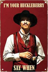 Letrero Metálico Decorativo Estilo Vaquero del Oeste, Decoración para Cuarto de Hombre, Arte Decorativo, Letreros Vintage de Metal, Arte Retro para Pared, Regalo para Fanáticos - Product Image 4