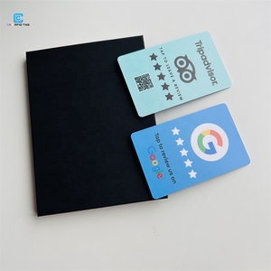 Tarjetas de grifo NFC de PVC personalizables para aumentar la suscripción de calificaciones de 5 estrellas y la <span class=keywords><strong>tarjeta</strong></span> de reseñas de <span class=keywords><strong>Google</strong></span> de hoteles - Product Image 3