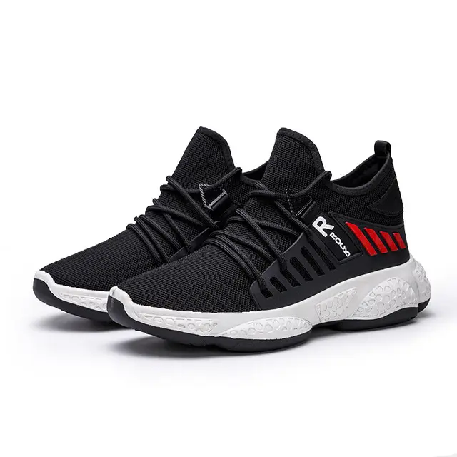 New summer fashion Breathable Wear resistant sole light Running shoes with soft soles No-slip Men Sneakers