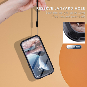 Shellbox mới nhất chất lượng cao trong suốt 360 độ hoàn toàn kín chống bụi chống thả IP68 điện thoại không thấm nước trường hợp đối với iphone16 - Product Image 5