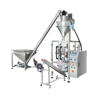 Machine d'emballage verticale semi-automatique avancée pour poudres, doseur à vis volumétrique pour café, lait en poudre, boissons, poudre de manioc