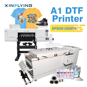 Hochwertiger 5-Kopf-DTF-Drucker I3200 Hoson 24-Zoll-Automatik-T-Shirt-Drucker DTF-Maschine mit Pulvers chüttler - Product Image 1
