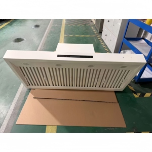 Hotte aspirante électrique domestique 48 pouces 1800 CFM personnalisable avec arrêt retardé, télécommande, 3 vitesses, filtre à déflecteurs, en acier inoxydable blanc - Product Image 4