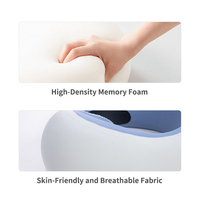 Oreiller de massage en mousse à mémoire de forme en polyester Jeebay, personnalisable en couleur et logo, en forme de U, amovible, pour le bureau, les voyages et la voiture