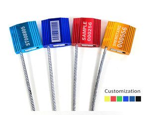 Precinto <span class=keywords><strong>de</strong></span> Seguridad Metálico <span class=keywords><strong>de</strong></span> Alta Seguridad, Precinto <span class=keywords><strong>de</strong></span> Cable Ajustable para Contenedores, Camiones, Puertas <span class=keywords><strong>de</strong></span> Ferrocarril con Logotipo y Número Personalizados - Product Image 4