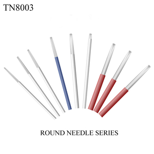 <span class=keywords><strong>Aguja</strong></span> de microblading redonda desechable <span class=keywords><strong>para</strong></span> sombreado, <span class=keywords><strong>para</strong></span> tatuaje cosmético, <span class=keywords><strong>relleno</strong></span> de polvo de sombreado, maquillaje permanente de cejas, herramienta manual tipo pluma - Product Image 4