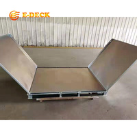Grande boîte de palette en acier galvanisé de haute qualité pour le transport empilable et le stockage logistique