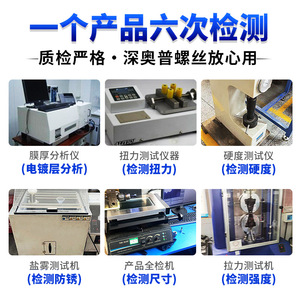 สกรูหกเหลี่ยมทองเหลือง OPPU M3 แบบมีเกลียวที่ปลายหนึ่ง สำหรับงานอวกาศ - Product Image 5