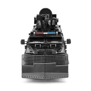 Exquis jouet de construction de véhicule spécial voiture de police avec équipement de barricade et armes, modèle en plastique ABS, <span class=keywords><strong>cadeau</strong></span> pour <span class=keywords><strong>garçon</strong></span> - Product Image 1