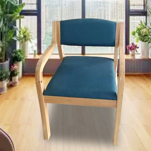 Solid Wood <b>Chair</b> With Comfort Sponge <b>Padding</b> For Senior Citizens Dining Room Use Modern Design ZY-06 - Product Image 1