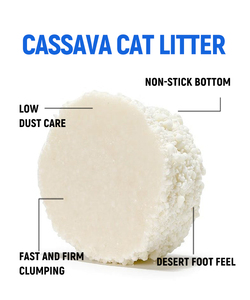 Arena para <span class=keywords><strong>Gatos</strong></span> de Yuca Súper Absorbente de Aglutinación Rápida, Partículas Pequeñas, Mejor que la Bentonita, <span class=keywords><strong>Precio</strong></span> de Fábrica - Product Image 6