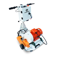 Machine de fraisage de sol autopropulsée 4KW pour chauffage par le sol