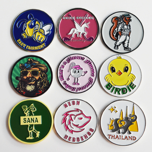 Nhà Máy Giá Tùy Chỉnh Bóng Đánh Dấu Golf Phụ Kiện Từ Golf Bóng Đánh Dấu Kim Loại Với Logo Của Riêng Bạn Dễ Thương Sắt Tùy Chỉnh Thiết Kế - Product Image 5