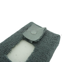 Microfibre 12x8x3cm Applicateur de revêtement en céramique Éponge Lavage de voiture Éponges en microfibre avec barrière en plastique Premium pour le nettoyage