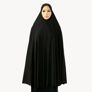 Plain Headscarf Instant Shawl Prayer Abaya Muslim Women Cotton Modest Khimar Hijab Stretch <strong>Kaftan</strong> Wholesale - Product Image 4
