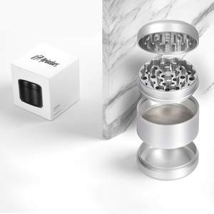 Grinder <span class=keywords><strong>VA</strong></span> Mars OEM ODM, Trituratore per Erbe in Silicone Personalizzato, Grinder in Lega di Alluminio a 4 Pezzi - Product Image 1