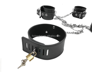 DK Source Factory SM Game Play Sex Toy Set PU Bondage Fetish Restraints Kit pour Couples Menottes Fouets Cosplay BDSM Bondage Set - Product Image 5
